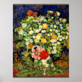 Van Gogh - Bouquet der Blume in einer Vase Poster (Vorne)
