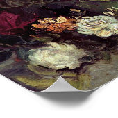 Van Gogh Bowl mit Peonies & Rose Poster (Ecke)