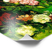 Van Gogh Bowl mit Peonies und Rose Fotodruck (Ecke)