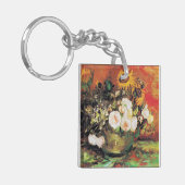 Van Gogh - Bowl mit Sonnenblumen, Rose und anderen Schlüsselanhänger (Vorderseite links)