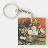 Van Gogh - Bowl mit Sonnenblumen, Rose und anderen Schlüsselanhänger (Vorderseite)