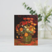 Van Gogh - Bowl mit Zinnias (Stehend Vorderseite)