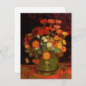 Van Gogh - Bowl mit Zinnias (Vorne/Hinten)