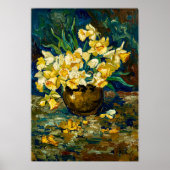 Van Gogh Bowl with Daffodils  Poster (Vorne)