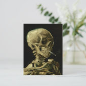 Van Gogh | Brennende Zigarette | Neue Adresse Ankündigungspostkarte (Stehend Vorderseite)