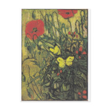 Van Gogh Butterfly Poppies Blume Frieden Schicksal