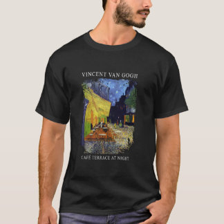Van Gogh Caf Terrasse am Abend Artwork Long Sleeve T-Shirt