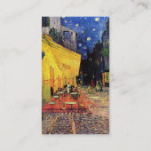 Van Gogh Cafe Terrace (F467) Fine Art Visitenkarte (Rückseite)