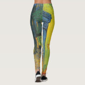 Van Gogh Cafe Terrace French Street Scene Leggings (Rückseite)