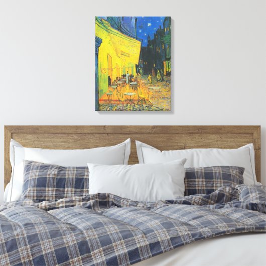 Van Gogh Cafe Terrace French Street Scene Leinwanddruck (Insitu (Schlafzimmer))