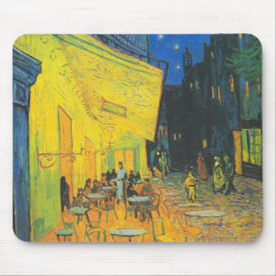 Van Gogh Cafe Terrace French Street Scene Mousepad