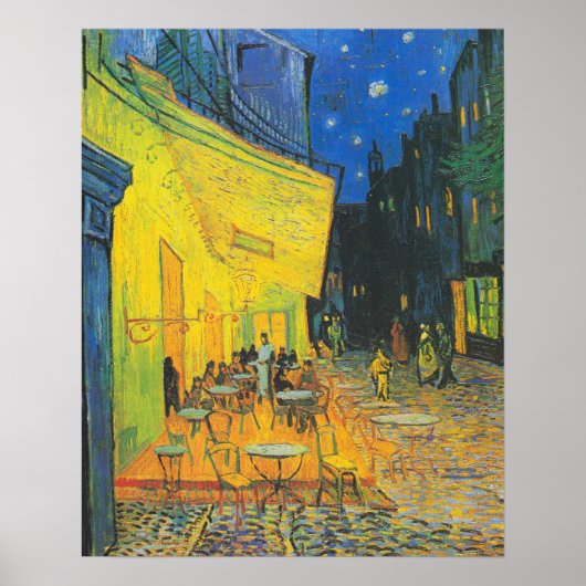 Van Gogh Cafe Terrace French Street Scene Poster (Vorne)