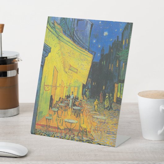 Van Gogh Cafe Terrace French Street Scene Sockelschild (In SItu)