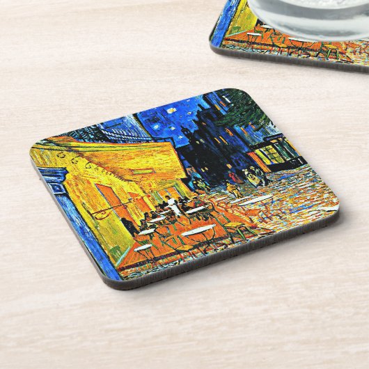 Van Gogh - Cafe Terrace Getränkeuntersetzer (Linke Seite)