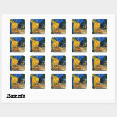 Van Gogh Café Terrace Stickers (Blatt)