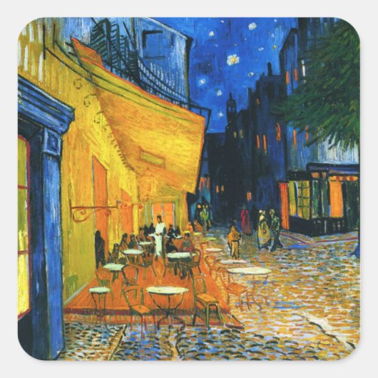 Van Gogh Café Terrace Stickers (Vorderseite)