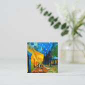 Van Gogh Café Terrasse am Abend Begleitkarte (Stehend Vorderseite)