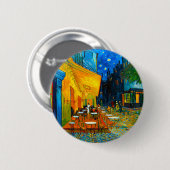 Van Gogh Café Terrasse am Abend Button (Vorne & Hinten)