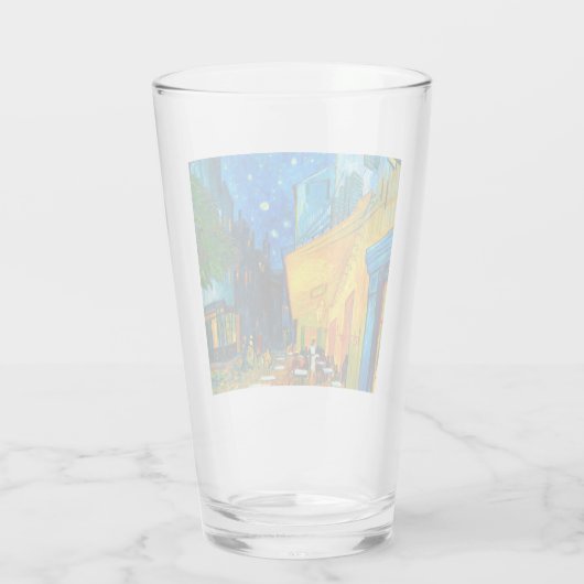 Van Gogh Café Terrasse am Abend Glas (Rückseite)