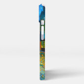 Van Gogh Café Terrasse am Abend iPhone Hülle (Linke Seite)