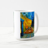 Van Gogh Café Terrasse am Abend Kaffeetasse (VorderseiteRechts)
