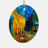 Van Gogh Café Terrasse am Abend Keramik Ornament (Rechts)
