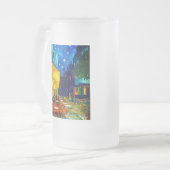 Van Gogh Café Terrasse am Abend Mattglas Bierglas (Vorderseite Links)