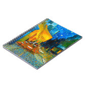 Van Gogh Café Terrasse am Abend Notizblock (Linke Seite)