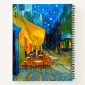 Van Gogh Café Terrasse am Abend Notizblock (Rückseite)