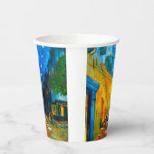 Van Gogh Café Terrasse am Abend Pappbecher (Links)