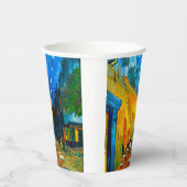 Van Gogh Café Terrasse am Abend Pappbecher (Rechts)