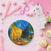 Van Gogh Café Terrasse am Abend Pappteller (Party)