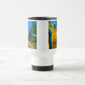 Van Gogh Café Terrasse am Abend Reisebecher (Mittel)