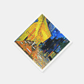 Van Gogh - Café Terrasse am Abend Serviette (Ecke)