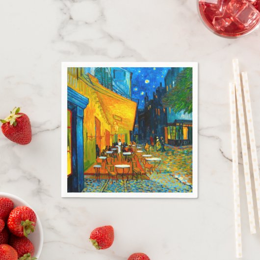 Van Gogh Café Terrasse am Abend Serviette (Beispiel)