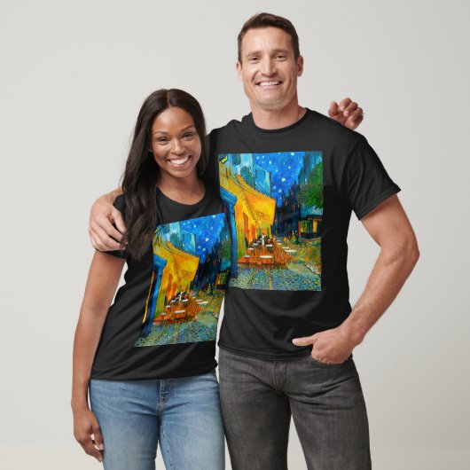 Van Gogh Café Terrasse am Abend T-Shirt (Unisex)