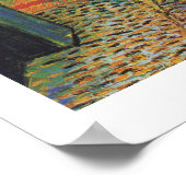 Van Gogh | Café Terrasse bei Nacht | 1888 Poster (Ecke)