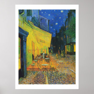 Van Gogh | Café Terrasse bei Nacht | 1888 Poster