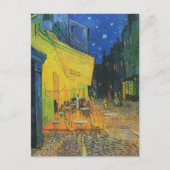 Van Gogh | Café Terrasse bei Nacht | 1888 Postkarte (Vorderseite)