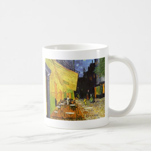 Van Gogh Café-Terrasse bei Nacht Kaffeetasse (Rechts)