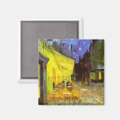 Van Gogh: Café Terrasse bei Nacht Magnet (Vorderseite/Rückseite)