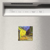 Van Gogh: Café Terrasse bei Nacht Magnet (In Situ (Geschirrspüler))
