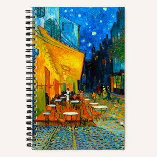 Van Gogh Café Terrasse bei Nacht Notizblock