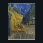 Van Gogh Cafe Terrasse bei Nacht Postkarte<br><div class="desc">Cafe Terrasse bei Nacht von Vincent Van Gogh.</div>