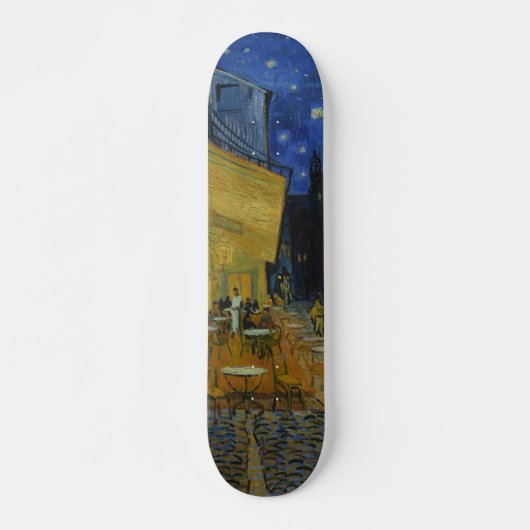 Van Gogh Cafe Terrasse bei Nacht Skateboard (Vorne)