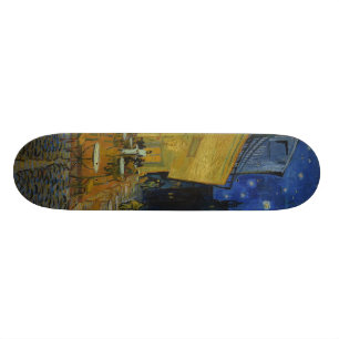 Van Gogh Cafe Terrasse bei Nacht Skateboard