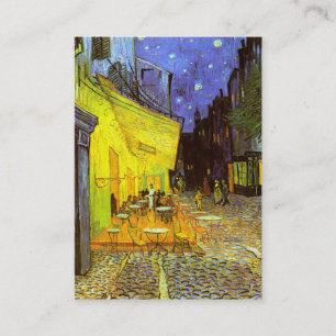 Van Gogh: Café-Terrasse bei Nacht Visitenkarte