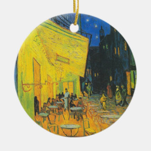Van Gogh Cafe-Terrasse Französische Straßenszene Keramik Ornament