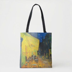 Van Gogh Cafe-Terrasse Französische Straßenszene Tasche