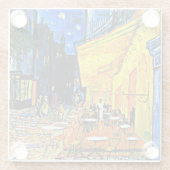 Van Gogh - Café-Terrasse Glasuntersetzer (Rückseite)